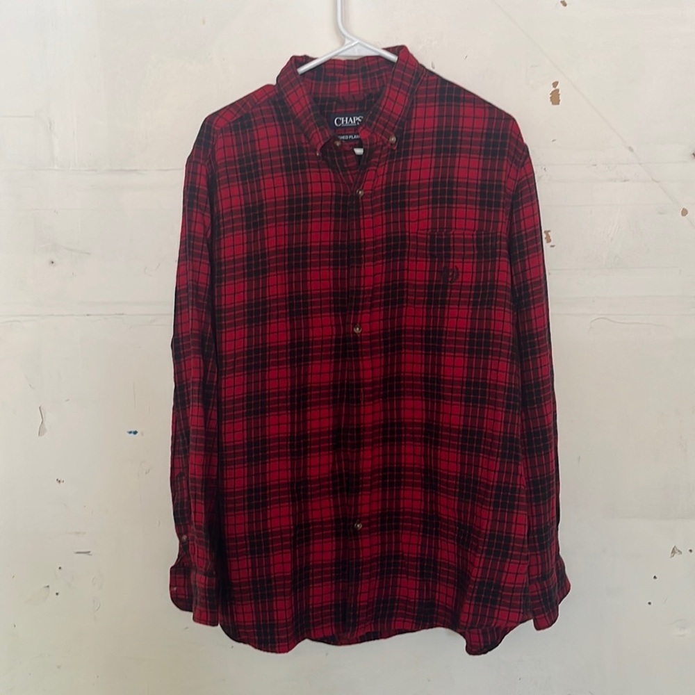 Red and Black Plaid Flannel